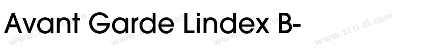 Avant Garde Lindex B字体转换